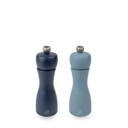 Tahiti Zout- en Pepermolen Set 15 cm Zirlion Lucht (blauwe tinten) - Peugeot