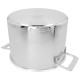 Silver 7 Marmite Inox 24 cm 7,5 L avec Couvercle - Demeyere