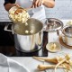 Silver 7 24 cm 7,5 liter RVS Soeppan met Deksel - Demeyere
