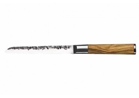 Olive Couteau Universel Dentelé 14 cm  - Forged