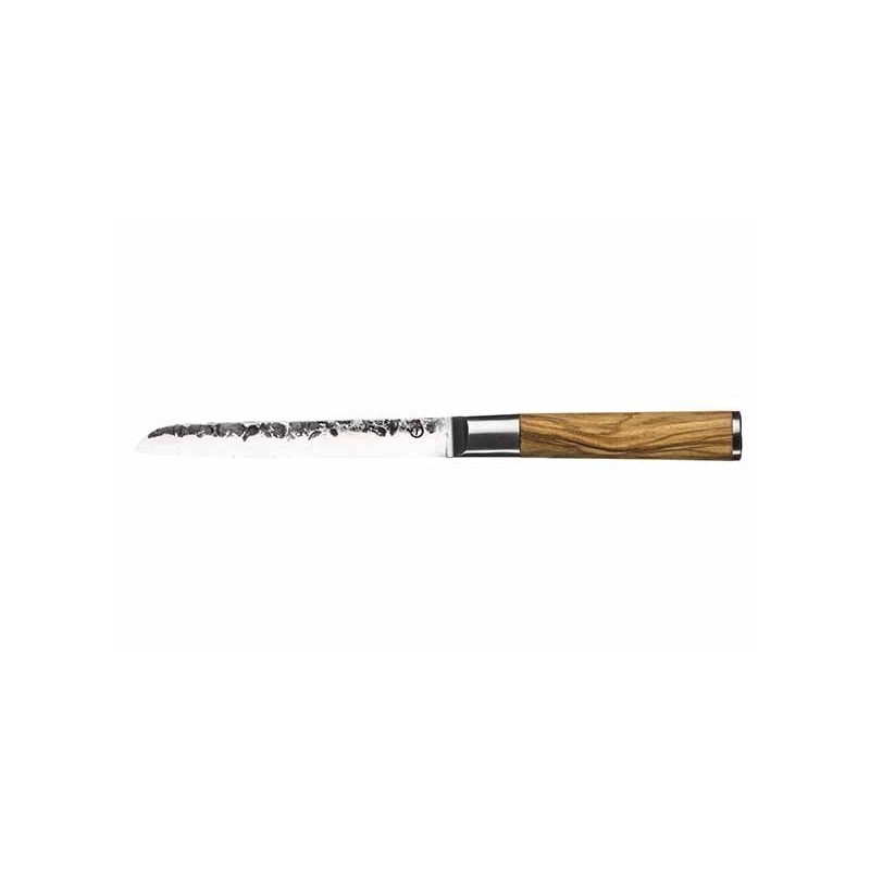Olive Universeel Gekarteld Mes 14 cm - Forged