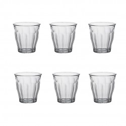 Picardie Transparant glazen waterglas 16 cl 7,8 cm (6 stk) - Duralex