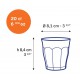 Picardie Bekerglazen 20 cl 8,4 cm (6 stk) - Duralex