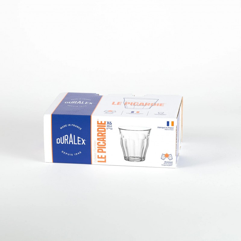Picardie Bekerglazen 20 cl 8,4 cm (6 stk) - Duralex