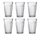 Picardie Transparant glazen waterglas 50 cl 14,5 cm (6 stk) - Duralex