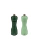 Tahiti Zout- en Pepermolen Set 15 cm Zirlion Water (groene tinten) - Peugeot