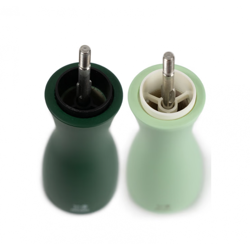 Tahiti Duo Moulins à Poivre et à Sel en Bois Zirlion 15 cm Eau (tons verts)  - Peugeot