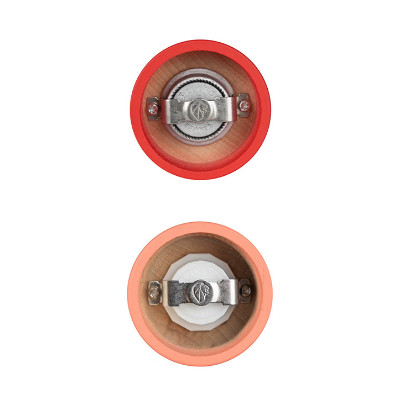 Tahiti Zout- en Pepermolen Set 15 cm Zirlion Vuur (oranje tinten) - Peugeot