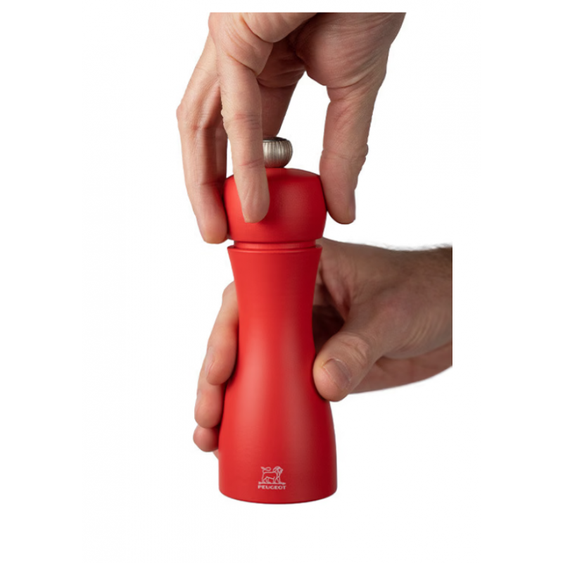 Tahiti Zout- en Pepermolen Set 15 cm Zirlion Vuur (oranje tinten) - Peugeot