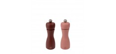 Tahiti Zout- en Pepermolen Set 15 cm Zirlion Aarde (bruine tinten)