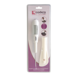 Spatelthermometer lepel -50°C +300°C Wit