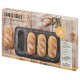Laib & Seele Moule 4 Minis Baguettes Perforé Acier Antiadhésif 8x18 cm  - Birkmann