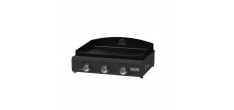 Plancha Gaz Amalia Pro Fonte Emaillée 360 Noire 40x60 cm 