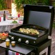 Plancha Gaz Amalia Pro Fonte Emaillée 360 Noire 40x60 cm  - Le Marquier