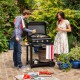 Gas Plancha Amalia Pro Geëmailleerd Gietijzer 360 Zwart 40x60 cm - Le Marquier
