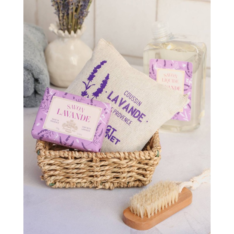Savon Solide Naturel et Exfoliant à la Lavande de Provence 100 g  - Maison Brémond