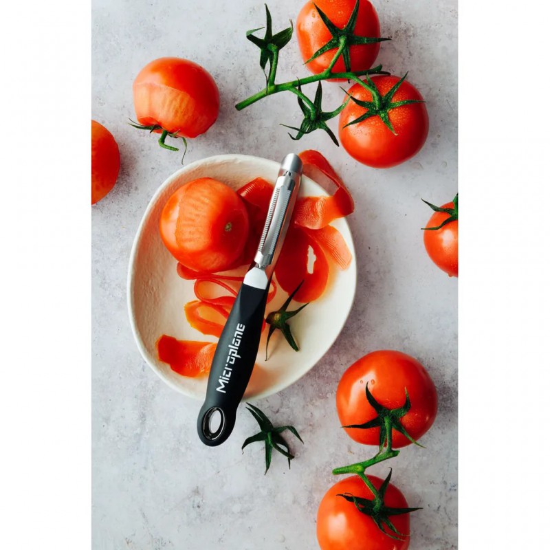 I-tomatenschiller 5,5 cm Zwart - Microplane