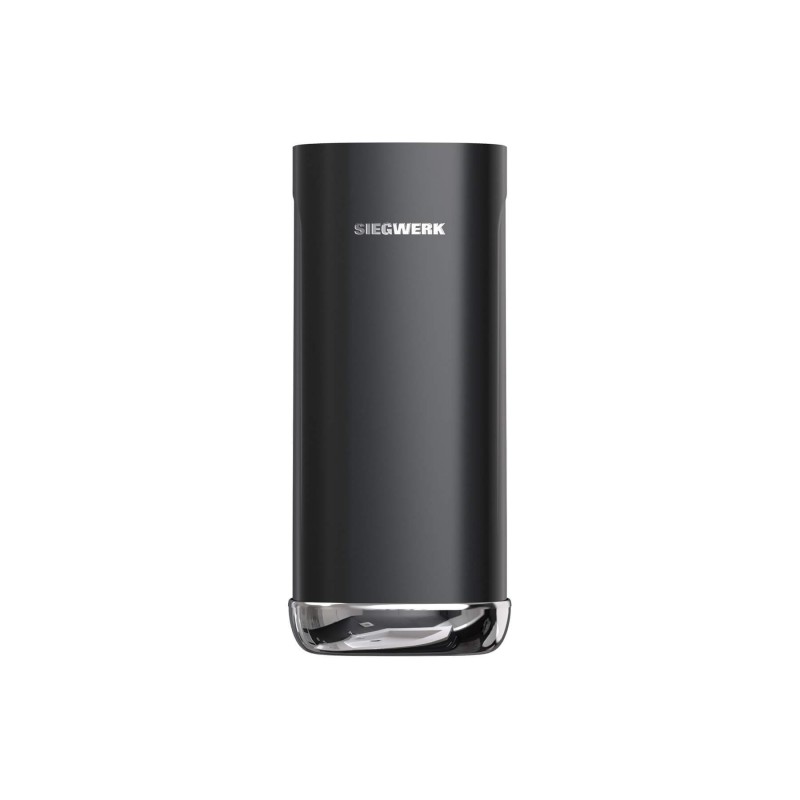 Cubo Porte Rouleau Essuie Tout Acier Thermolaqué Noir Mat 33 cm  - Siegwerk