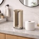 Cubo Porte Rouleau Essuie Tout Acier Thermolaqué Beige Sable Mat 33 cm  - Siegwerk