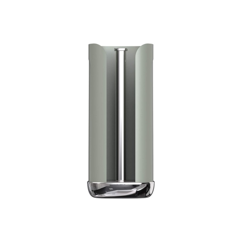 Cubo Porte Rouleau Essuie Tout Acier Thermolaqué Vert Sauge Mat 33 cm  - Siegwerk