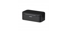 Panova Boîte à Pain Rectangulaire Acier Thermolaqué Noir Mat 41x16x22 cm 