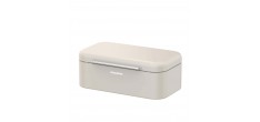 Panova Rechthoekige Broodtrommel in Mat Beige Gepoedercoat Staal 41x16x22 cm
