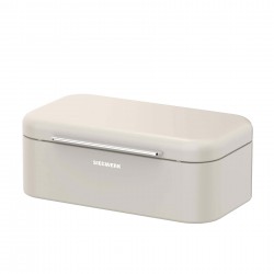 Panova Boîte à Pain Rectangulaire Acier Thermolaqué Beige Mat 41x16x22 cm  - Siegwerk