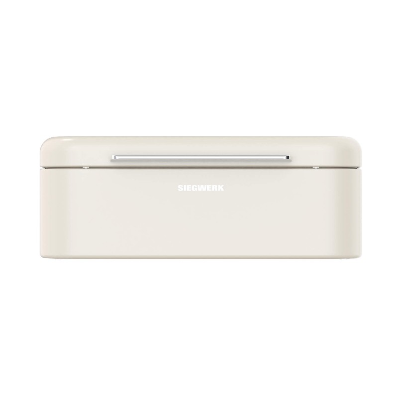 Panova Boîte à Pain Rectangulaire Acier Thermolaqué Beige Mat 41x16x22 cm  - Siegwerk