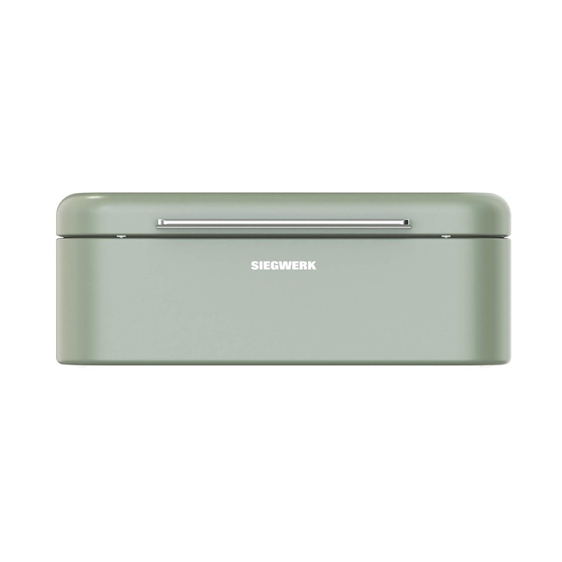 Panova Boîte à Pain Rectangulaire Acier Thermolaqué Vert Sauge 41x16x22 cm  - Siegwerk