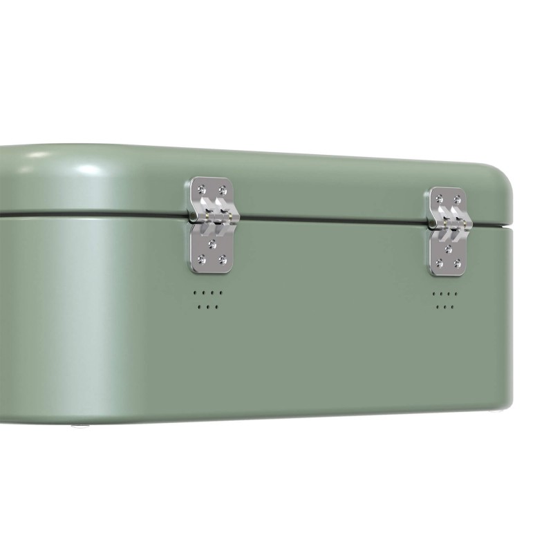 Panova Boîte à Pain Rectangulaire Acier Thermolaqué Vert Sauge 41x16x22 cm  - Siegwerk