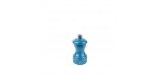 Bistro Moulin à Sel 10 cm Bois Laqué Bleu Pacifique Zirlion 