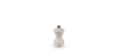 Bistro Moulin à Sel 10 cm Bois Laqué Blanc Cassé Ivoire Zirlion 