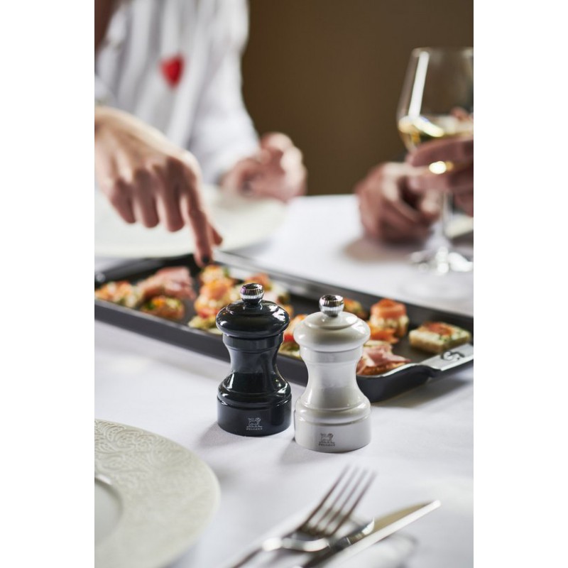 Bistro Moulin à Sel 10 cm Bois Laqué Noir Zirlion  - Peugeot