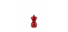 Bistro Moulin à Sel 10 cm Bois Laqué Rouge Passion Zirlion 