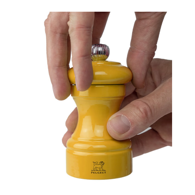 Bistro Moulin à Sel 10 cm Bois Laqué Jaune Safran Zirlion  - Peugeot