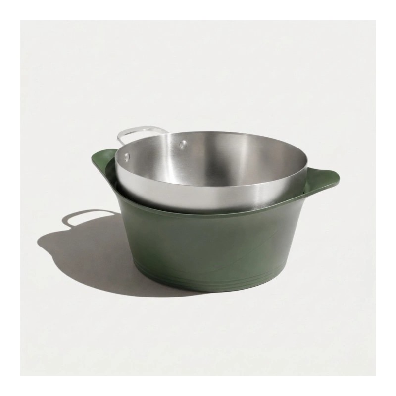 Bol Cul de Poule Spécial Bain Marie en Inox pour l'Incroyable Cocotte 24 cm  - Cookut