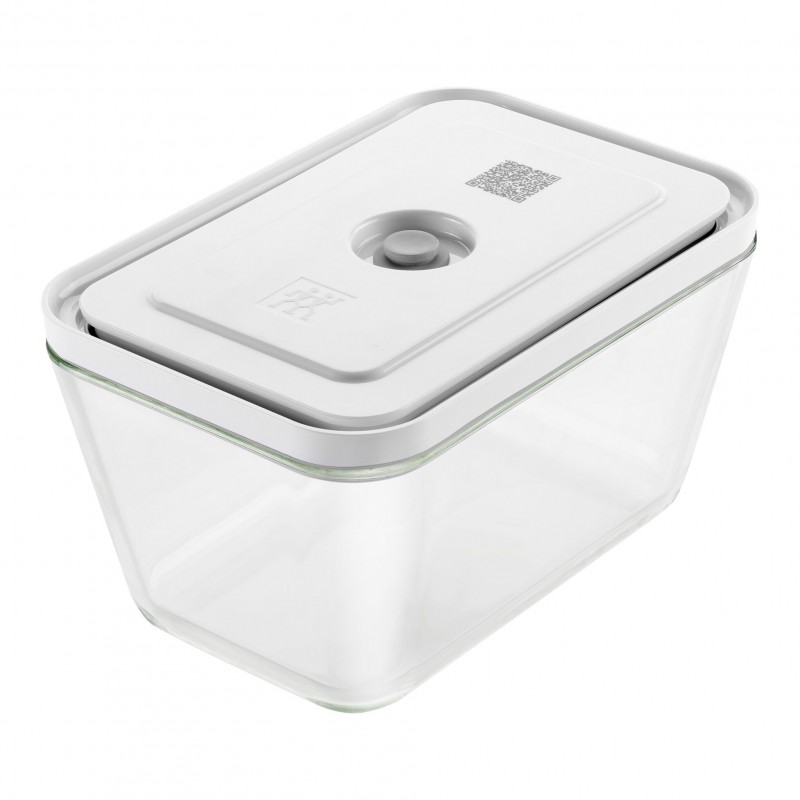 Fresh & Save Vacuüm Glazen Bewaardoos Transparant met Deksel L 2L 21x14 cm - Zwilling