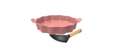 Formidable Rond Taartvorm Roze Guimauve 29 cm