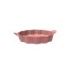 Formidable Plat à Tarte Rond Cannelé Rose Guimauve 29 cm  - Cookut