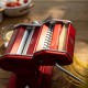 Atlas + Design Handmatige Italiaanse Pastamachine Mat Rood Chrome - Marcato