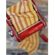Atlas + Design Handmatige Italiaanse Pastamachine Mat Rood Chrome - Marcato