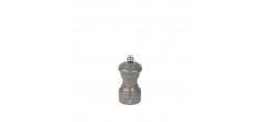 Bistro Moulin à Sel 10 cm Bois Laqué Gris Taupe Zirlion 