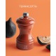 Bistro Moulin à Sel 10 cm Bois Laqué Terracotta Zirlion  - Peugeot