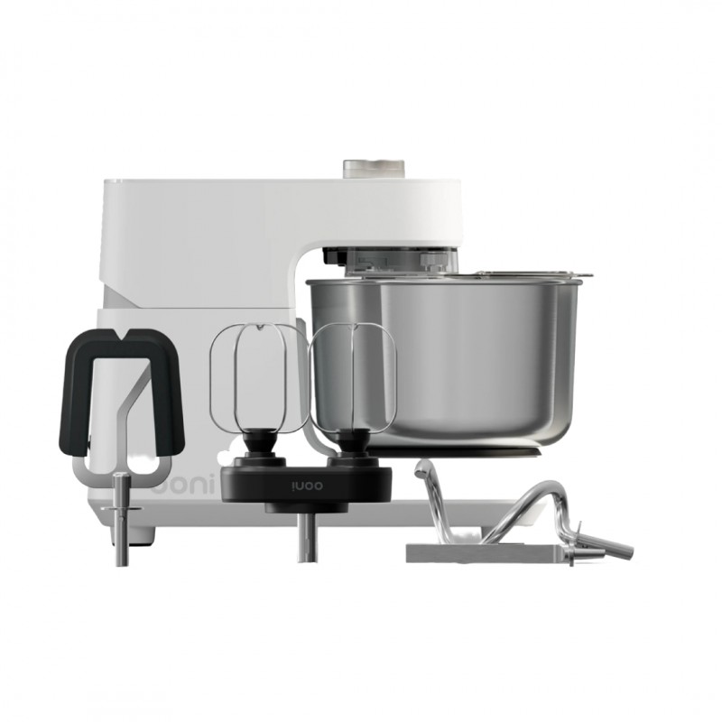 Halo Core Robot Pétrin à Spirale sur Socle 4,5L Blanc Mat avec Accessoires  - Ooni