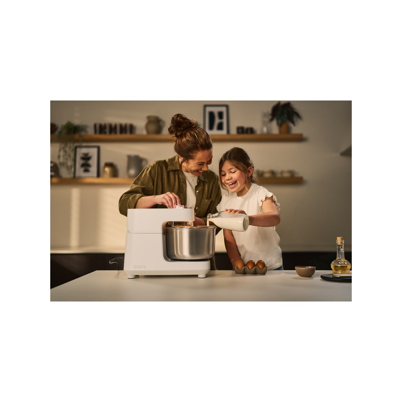 Halo Core Robot Pétrin à Spirale sur Socle 4,5L Blanc Mat avec Accessoires  - Ooni