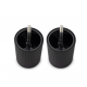 Night Chic Coffret Moulin Poivre et Moulin Sel Zirlion Line 12cm Noir Mat  - Peugeot