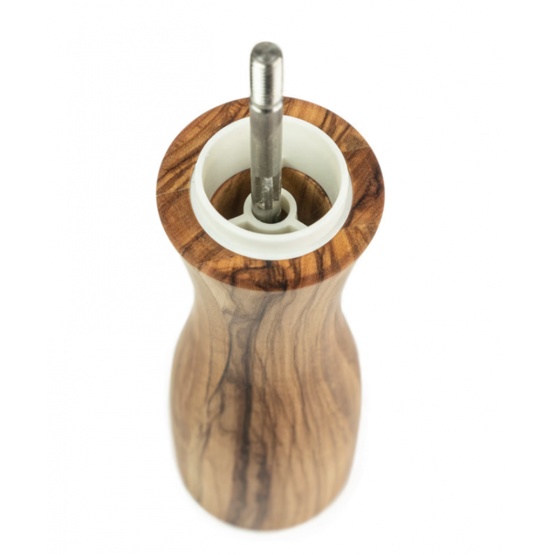 Fidji Moulin à Sel 20 cm Bois d'Olivier et Inox Zirlion  - Peugeot