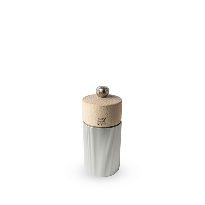 Line Moulin à Sel 12 cm Aluminium et Bois Naturel Zirlion  - Peugeot