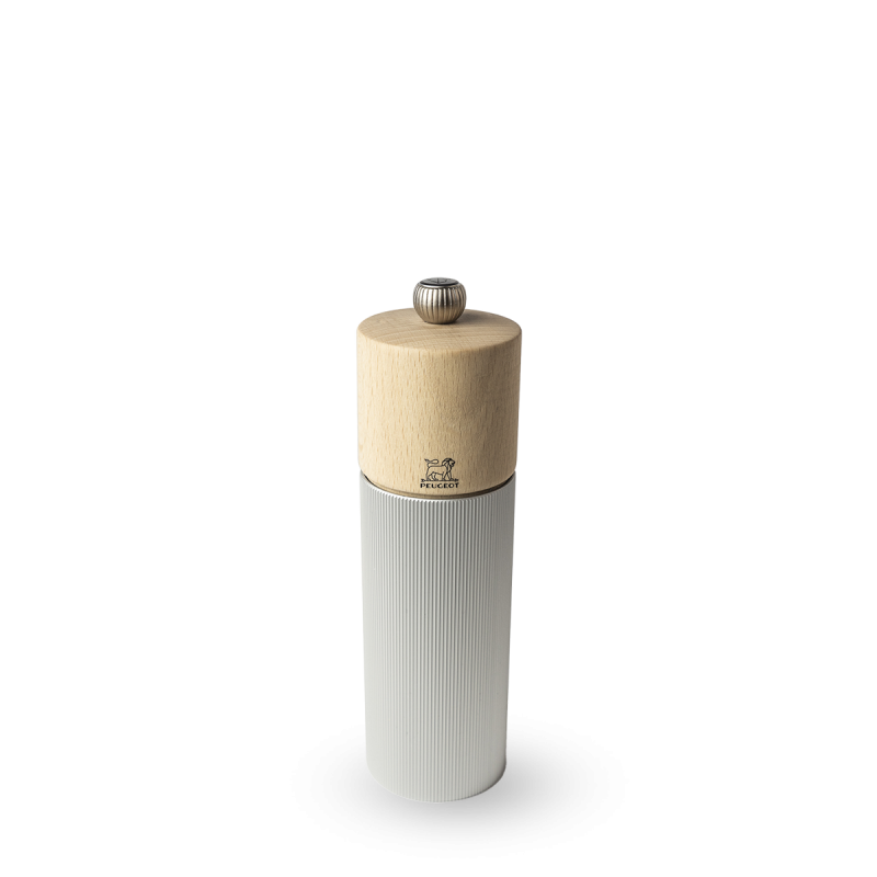 Line Moulin à Sel 18 cm Aluminium et Bois Naturel Zirlion  - Peugeot