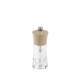 Oléron Moulin à Sel 14 cm Acryl Transparent et Bois Naturel Zirlion  - Peugeot
